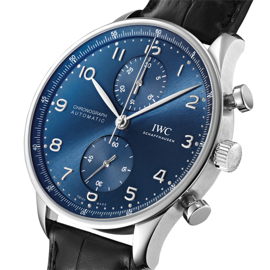 Portugieser Chronograph 41mm Leather Strap Watch
