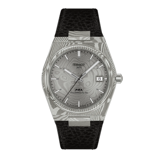 PRX Damascus Steel 38mm Automatic Watch