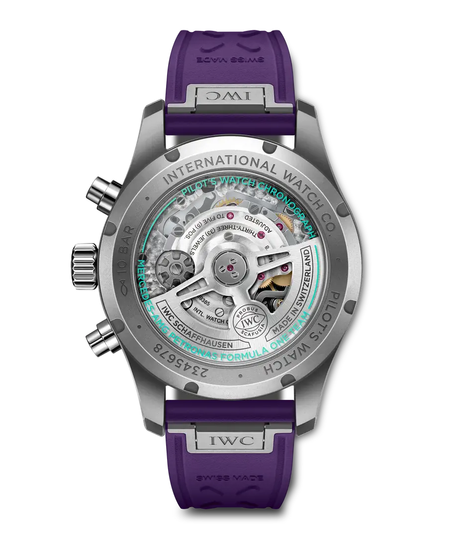 IWC Pilot's Watch Chronograph 41 Map Singapore 41mm Violet