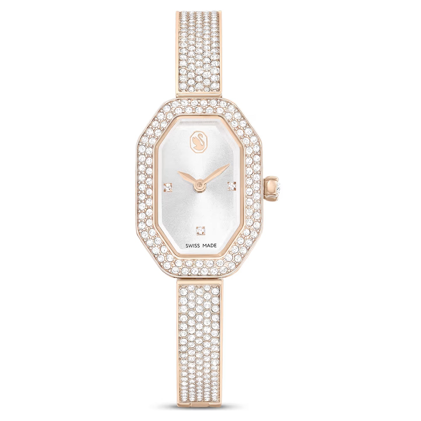 Dextera Bangle watch, Swiss, Metal bracelet, Gold
