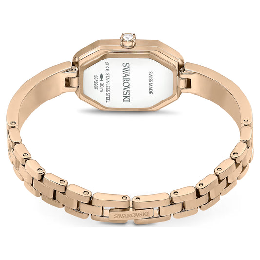 Dextera Bangle watch, Swiss, Metal bracelet, Gold