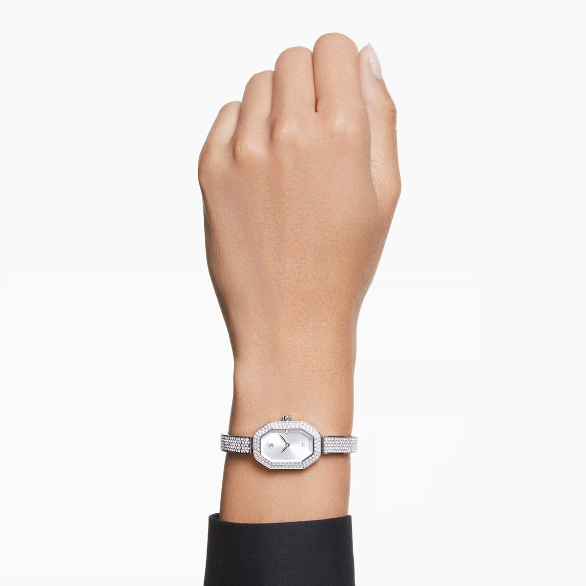 Dextera Bangle watch, Swiss Made, Metal bracelet