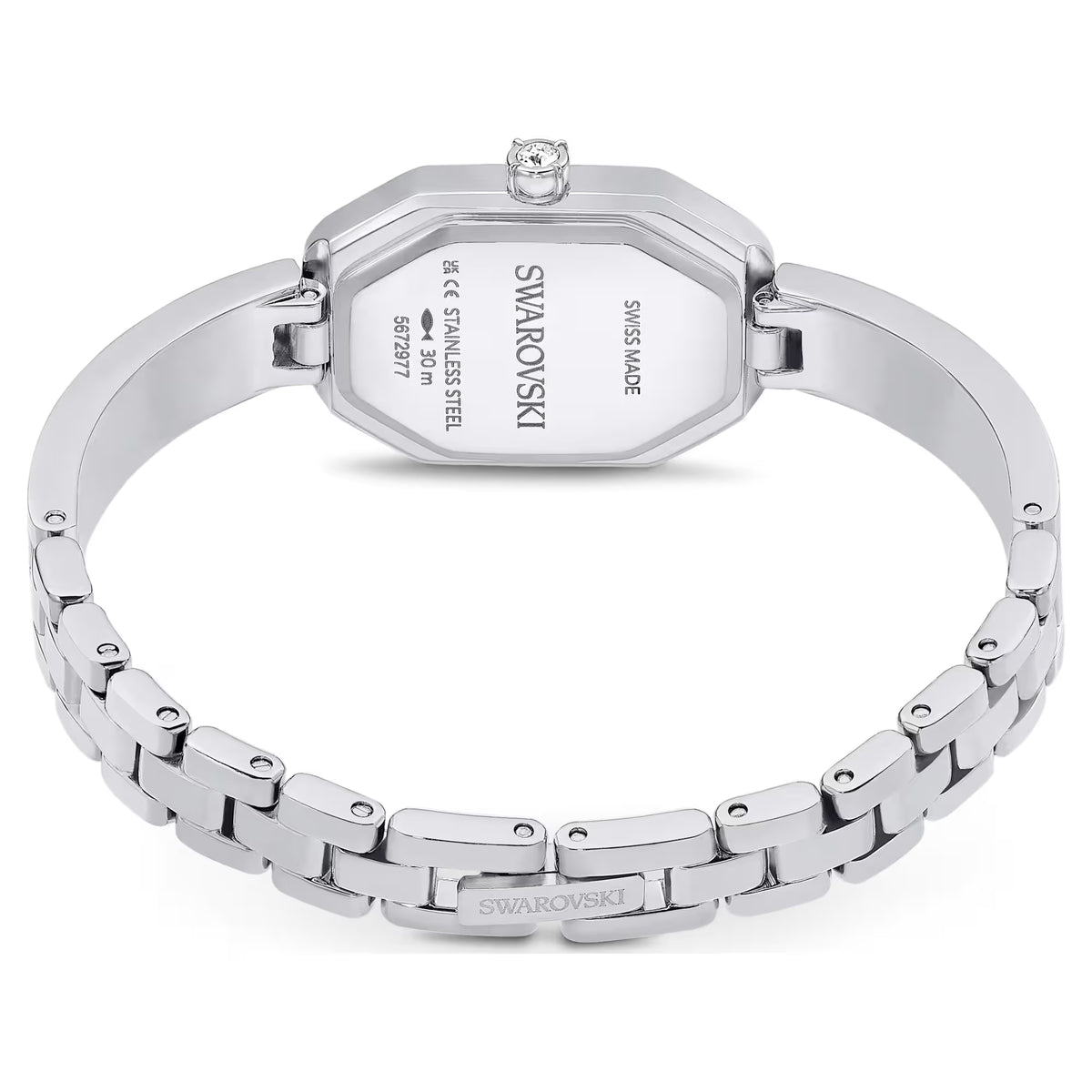 Dextera Bangle watch, Swiss Made, Metal bracelet