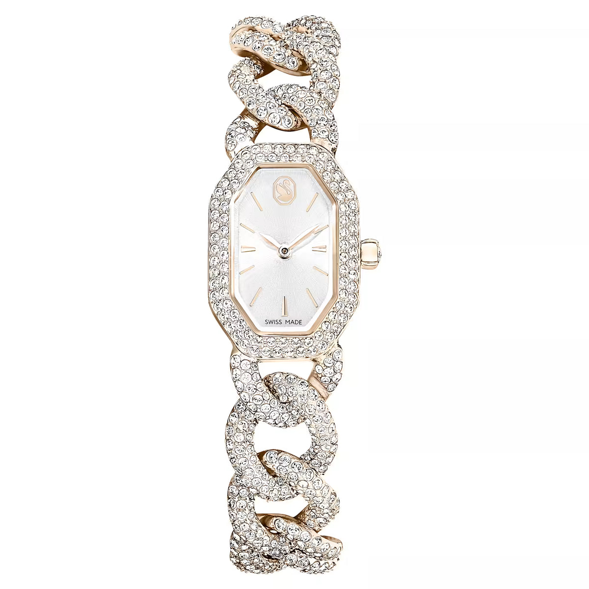 Dextera Chain watch, Swiss, White, Champagne