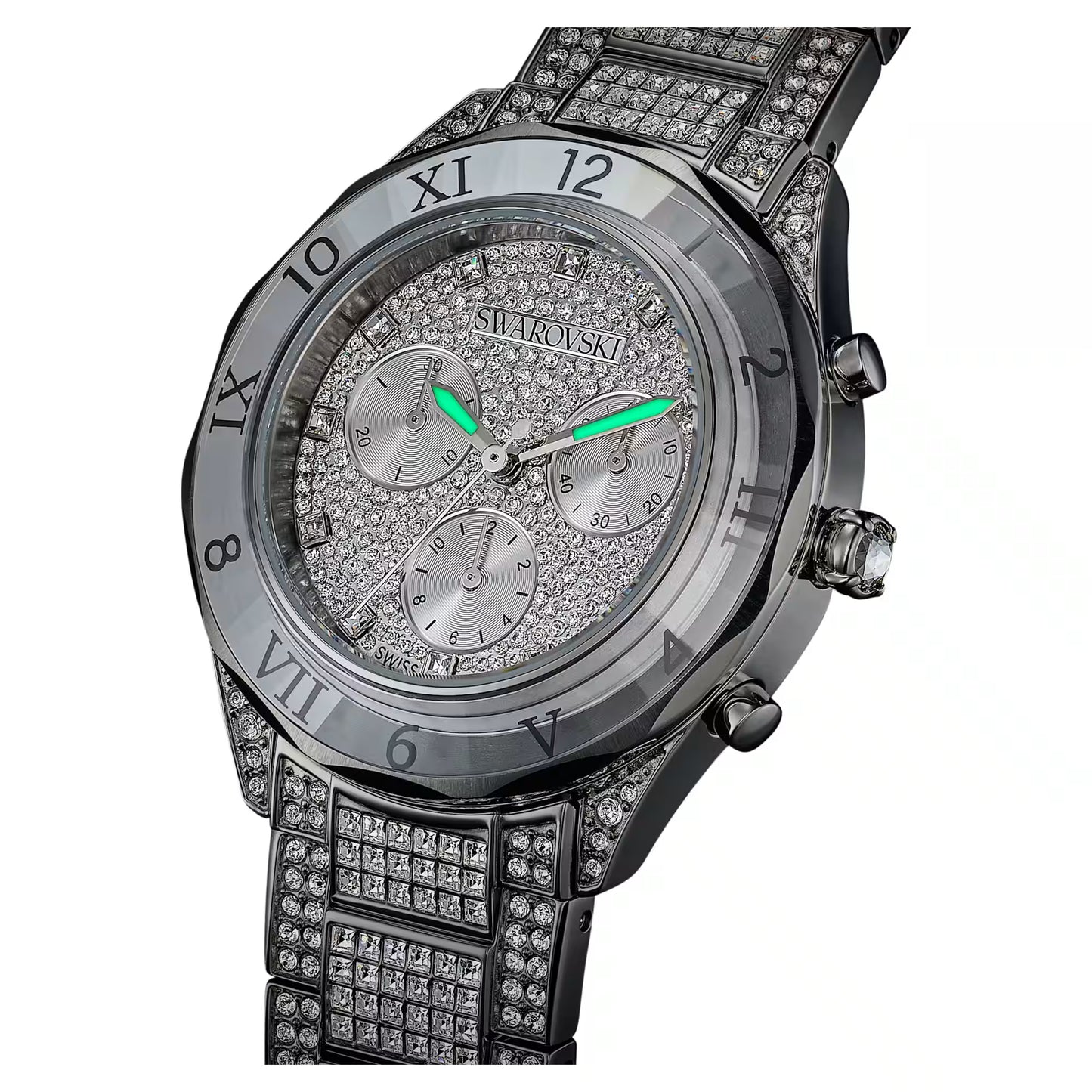 Dextera Lux watch, Swiss Made, Metal, Silver