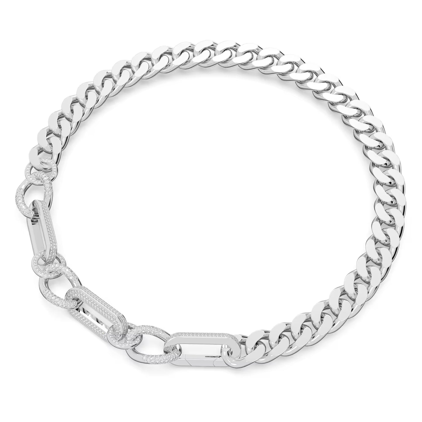 Dextera necklace, Statement, Mixed links, Small