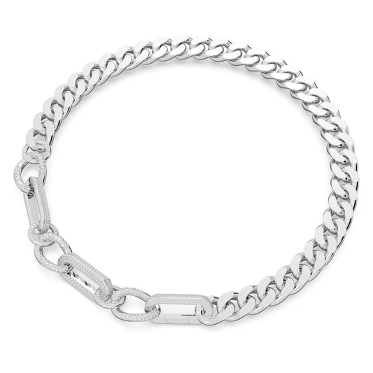 Dextera necklace, Statement, Mixed links, Small