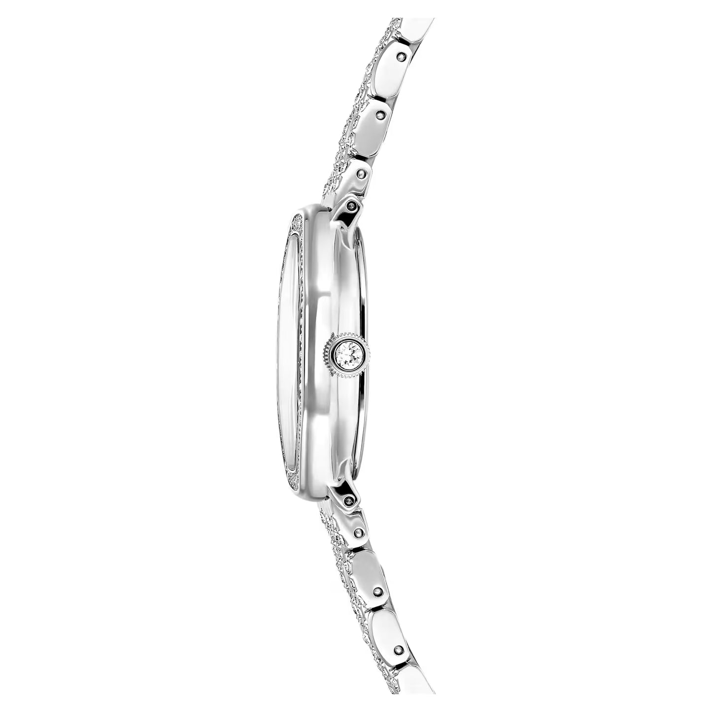 Dextera octagon watch, Swiss Made, Metal bracelet, Silver Tone, Stainless steel