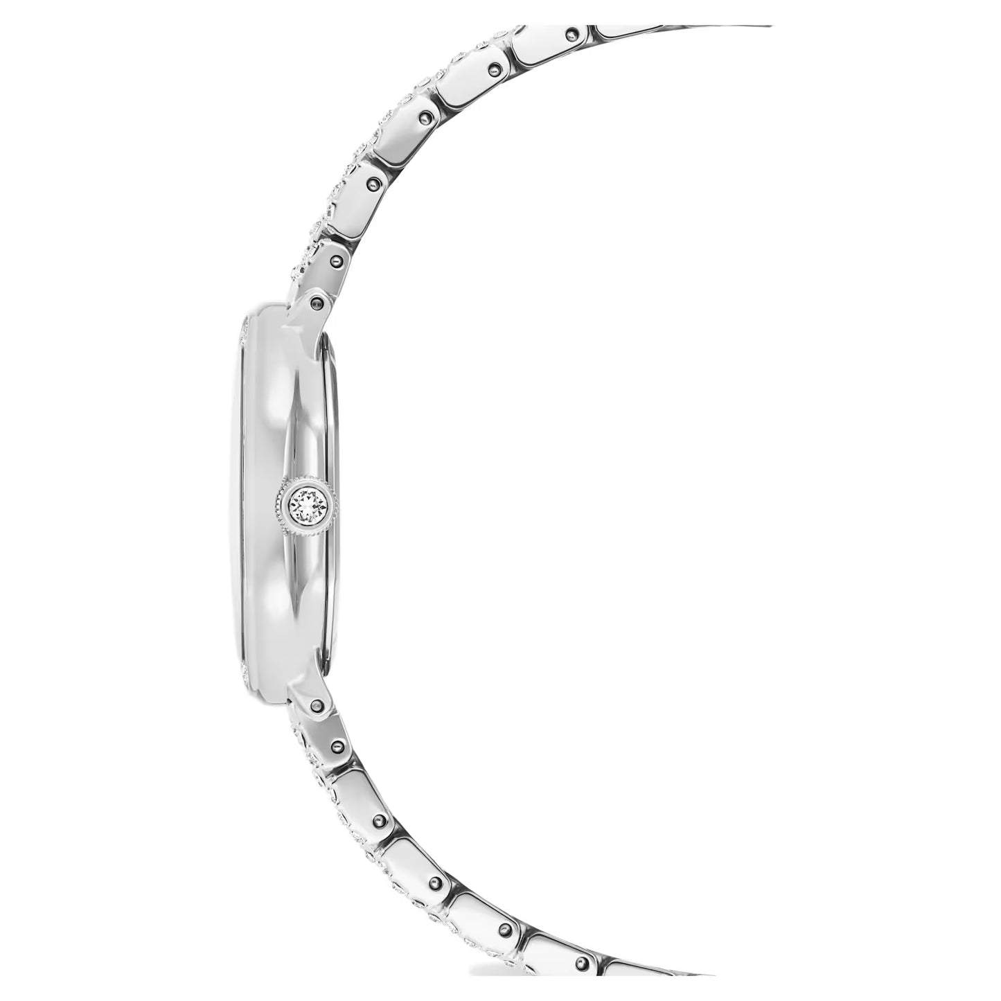 Dextera octagon watch, Swiss Made, Metal bracelet, Silver Tone, Stainless steel