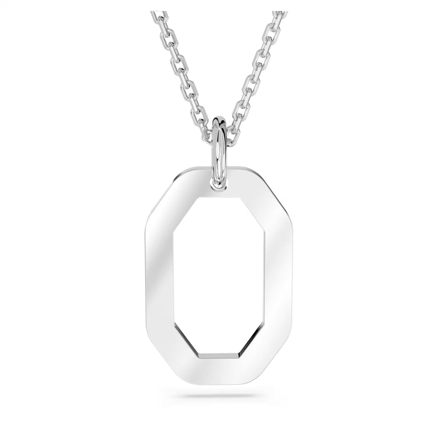 Dextera pendant, Octagon shape, Pavé, White