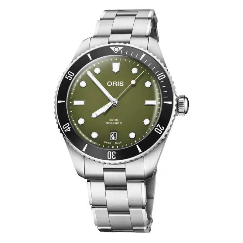 Diver's Date 39mm Automatic Stainless Steel Watch