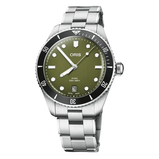 Diver's Date 39mm Automatic Stainless Steel Watch