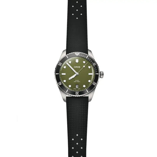 Diver's Date 39mm Automatic Stainless Steel Watch