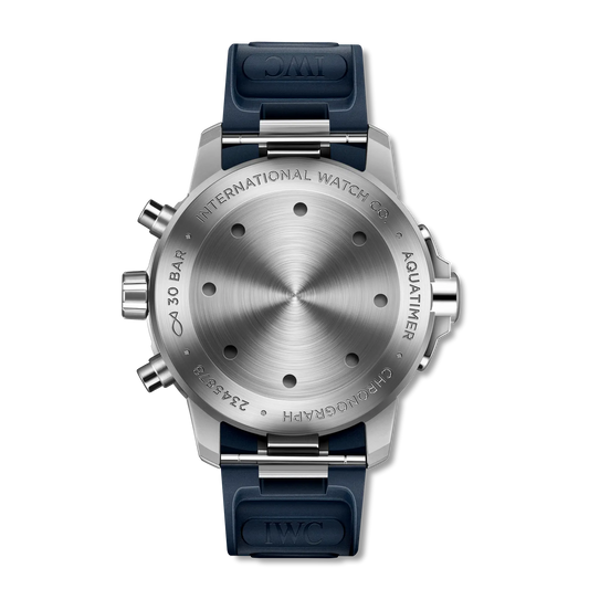 Aquatimer Chronograph 44mm Blue Rubber Strap Watch