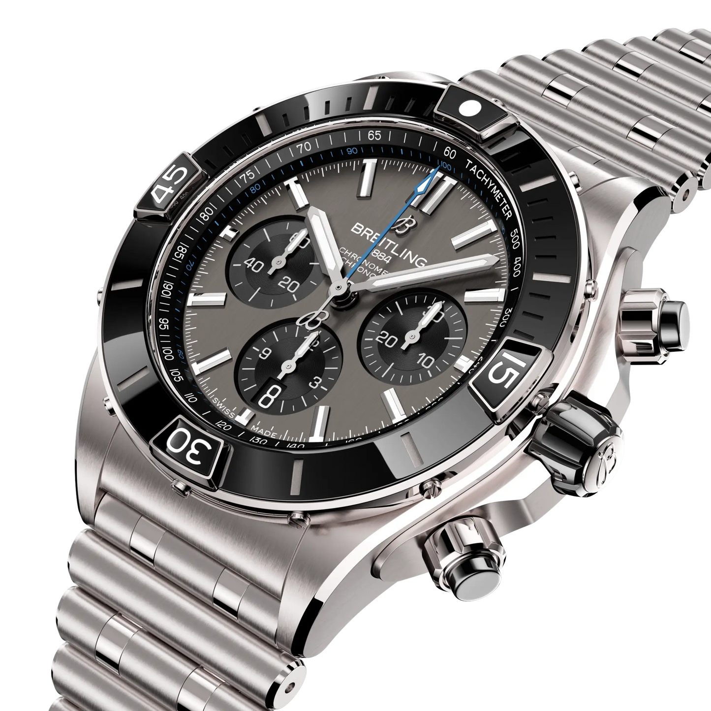 SUPER CHRONOMAT B01 44 | 44mm Titanium Case Gray Dial