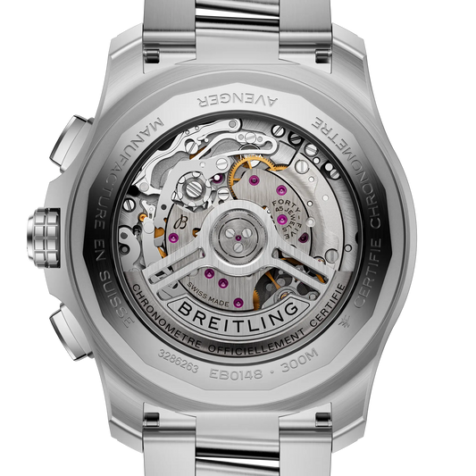 Super Avenger B01 Chronograph 46 | 46mm Titanium Case Black Dial