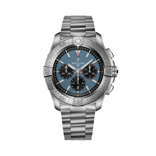 Super Avenger B01 Chronograph 46 | 46mm Titanium Case Blue Dial