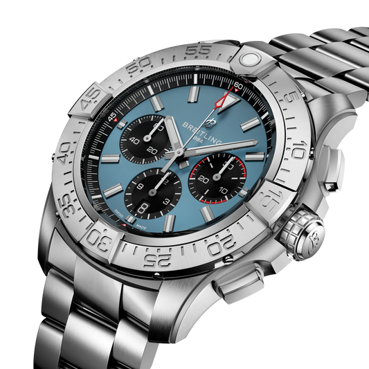 Super Avenger B01 Chronograph 46 | 46mm Titanium Case Blue Dial