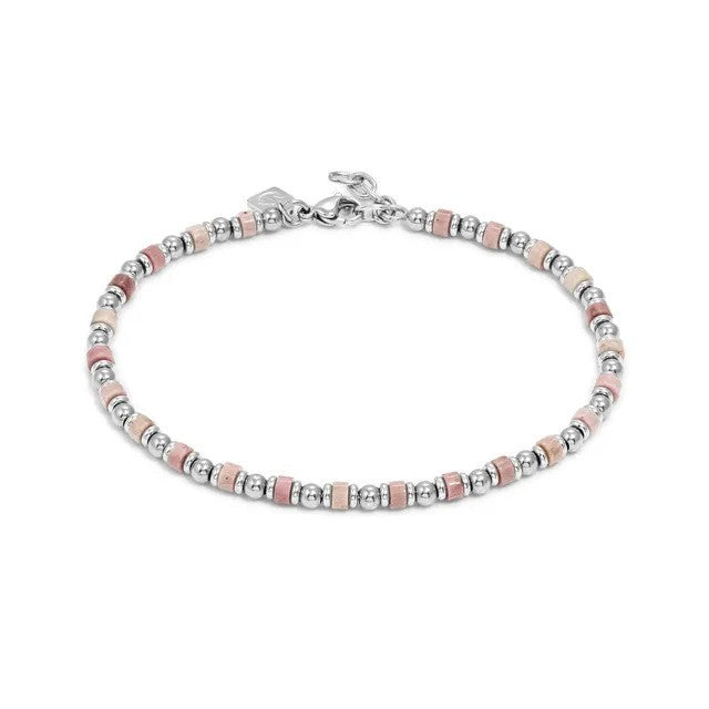 Instinct Steel Pink Jade Sea Anklet