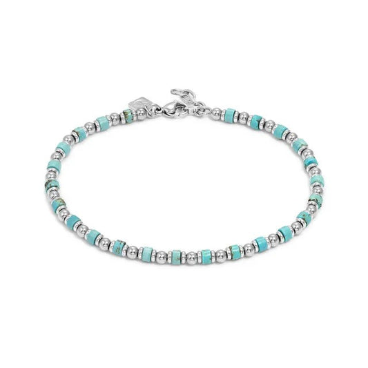 Instinct Steel Turquoise Sea Anklet