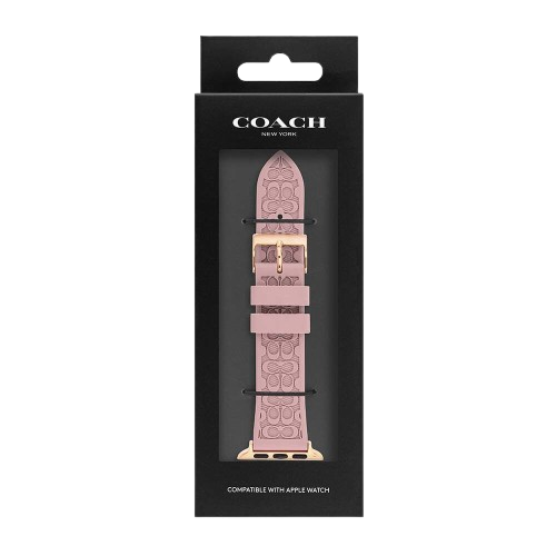 Pink Silicone Apple Watch Strap