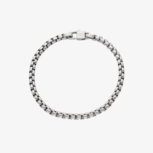 Stainless Steel Matte Belcher 21cm Chain Bracelet