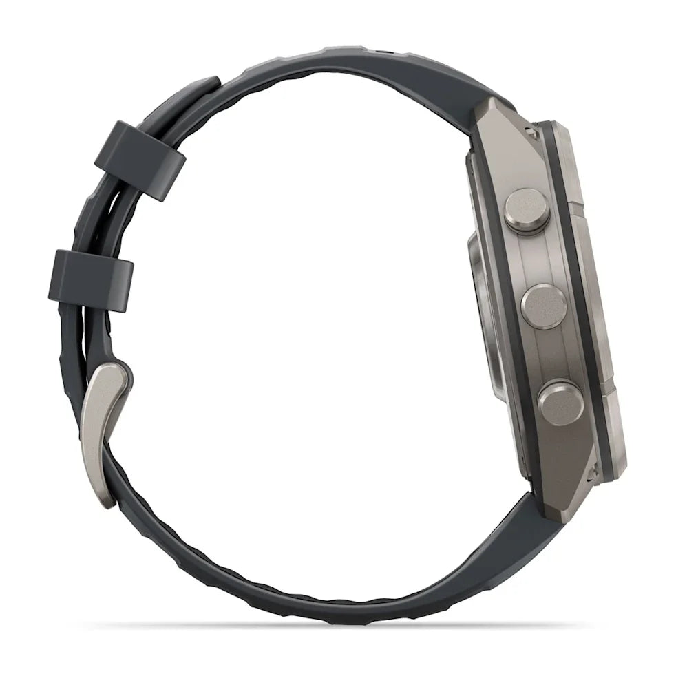 Garmin Fenix 9 47mm Pro AMOLED inReach Titanium with Graphite/Black Silicone Band