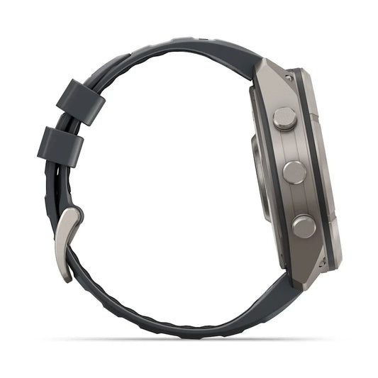 Garmin Fenix 9 Pro 51mm AMOLED inReach Titanium with Graphite/Black Silicone Band