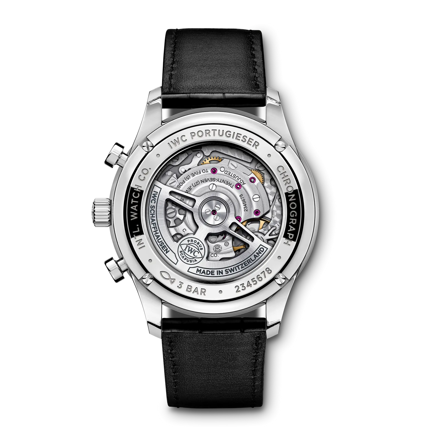 Portugieser Chronograph 41mm Leather Strap Watch