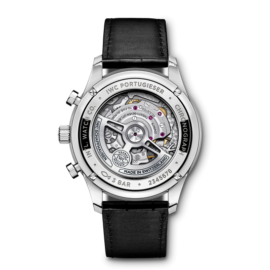 Portugieser Chronograph 41mm Leather Strap Watch