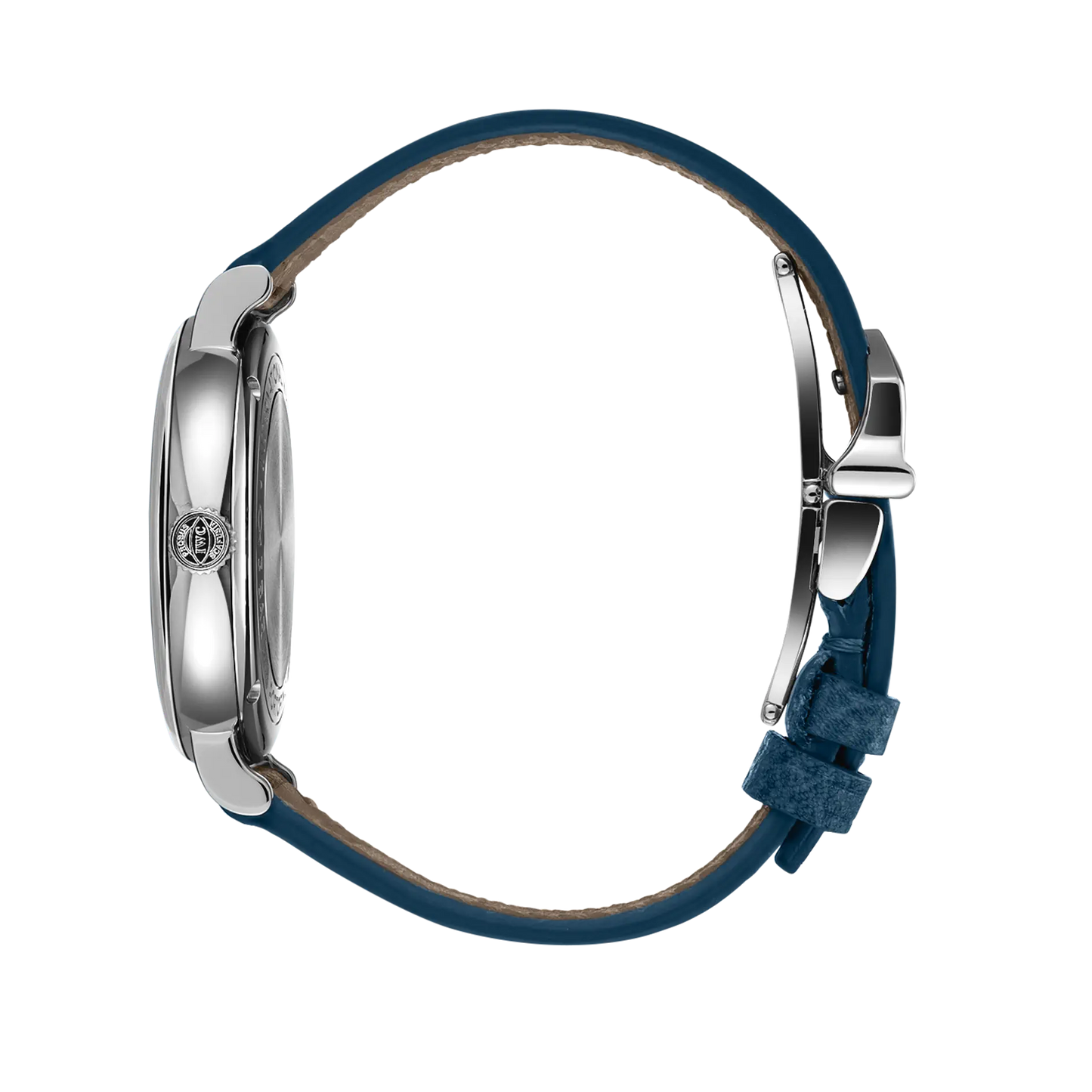 Portofino 34mm Leather Strap Watch