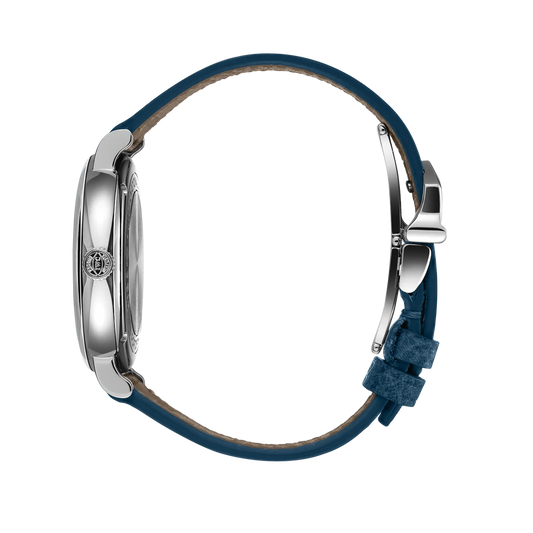 Portofino 34mm Leather Strap Watch