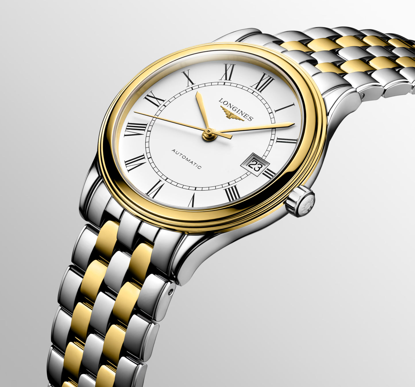EX-DISPLAY Flagship Classic 38.5mm Stainless Steel & Yellow PVD Coated Automatic Watch