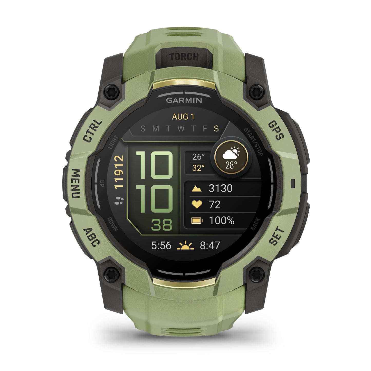 Garmin Instinct 3 45mm AMOLED Fern Green With Fern Green Band