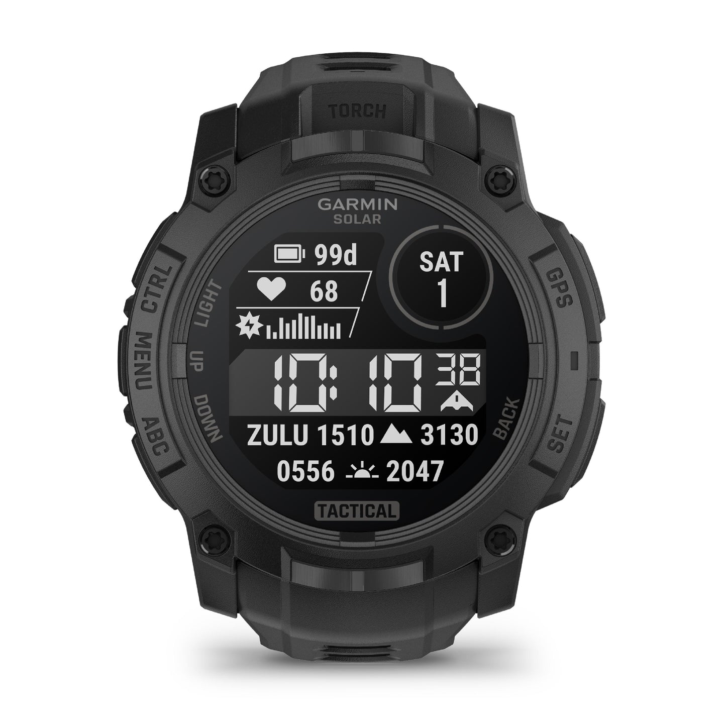 Garmin Instinct 3 50mm Solar Tactical Edition Black with Black Band