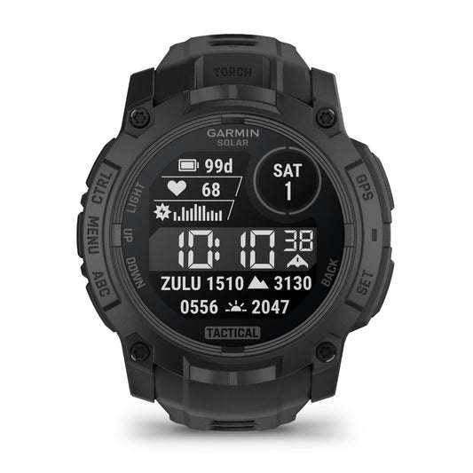 Garmin Instinct 3 50mm Solar Tactical Edition Black with Black Band