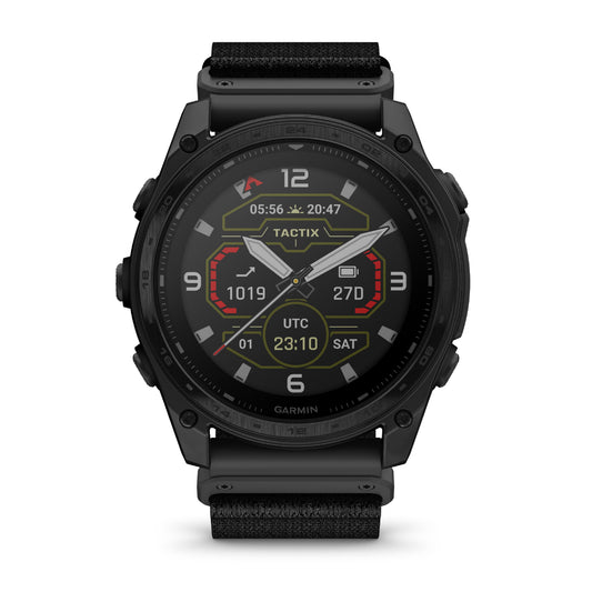 Garmin Tactix 8 51mm Solar Sapphire Titanium Tactical Black Nylon Band