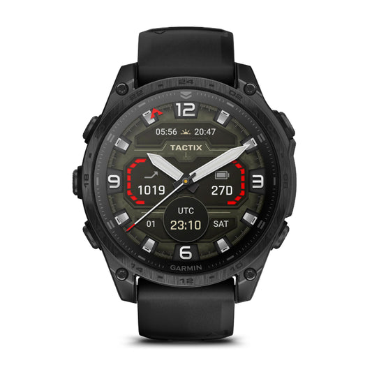 Garmin Tactix 8 47mm AMOLED Sapphire Titanium Black Silicone Band
