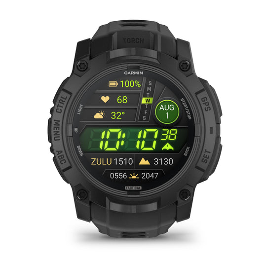 Garmin Instinct 3 50mm AMOLED Tactical Edition Black with Black Band