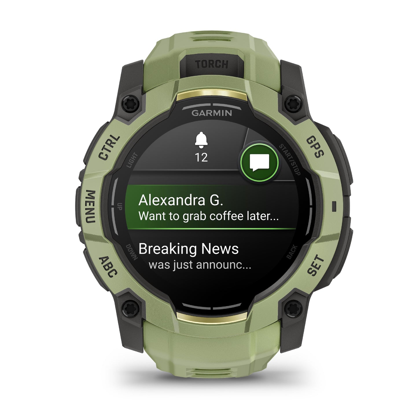 Garmin Instinct 3 45mm AMOLED Fern Green With Fern Green Band
