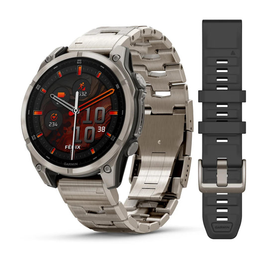 Garmin Fenix 8 47mm AMOLED Sapphire Titanium Vented Titanium Bracelet