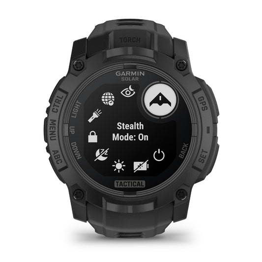 Garmin Instinct 3 50mm Solar Tactical Edition Black with Black Band