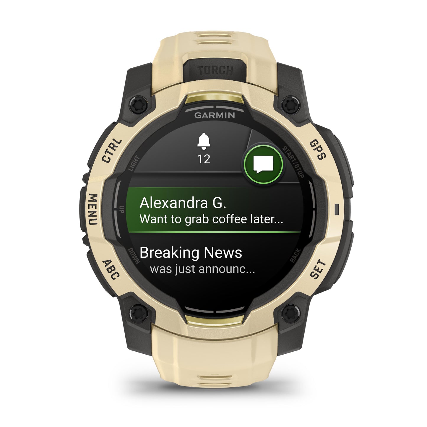 Garmin Instinct 3 45mm AMOLED Citrine With Citrine Band