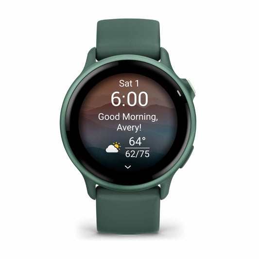 Garmin Vivoactive 6 Metallic Jasper Green with Jasper Green Band