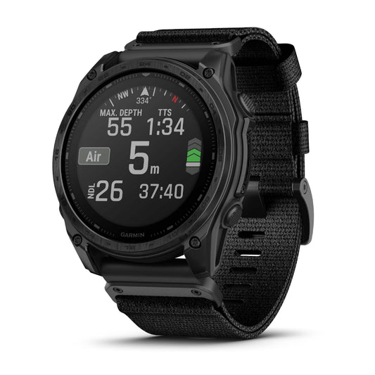 Garmin Tactix 8 51mm Solar Sapphire Titanium Tactical Black Nylon Band