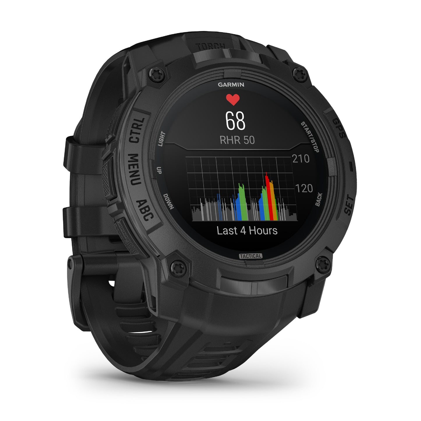 Garmin Instinct 3 50mm AMOLED Tactical Edition Black with Black Band
