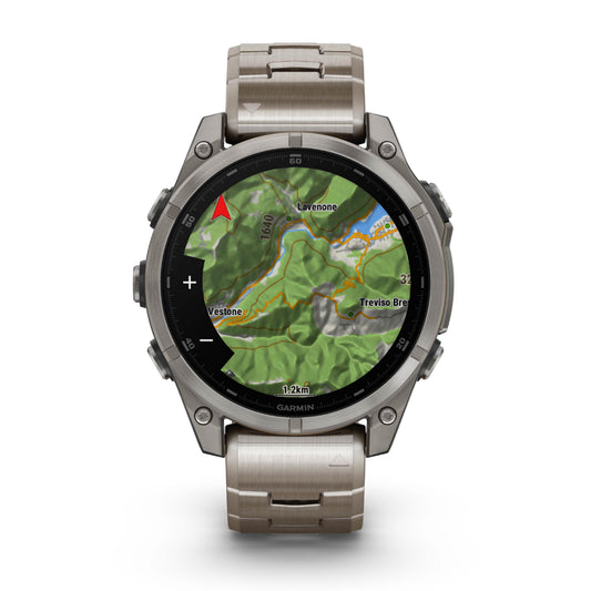 Garmin Fenix 8 47mm AMOLED Sapphire Titanium Vented Titanium Bracelet