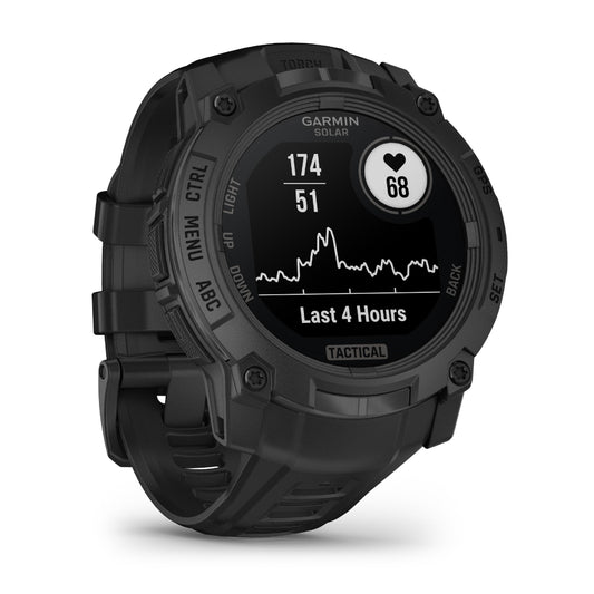 Garmin Instinct 3 50mm Solar Tactical Edition Black with Black Band