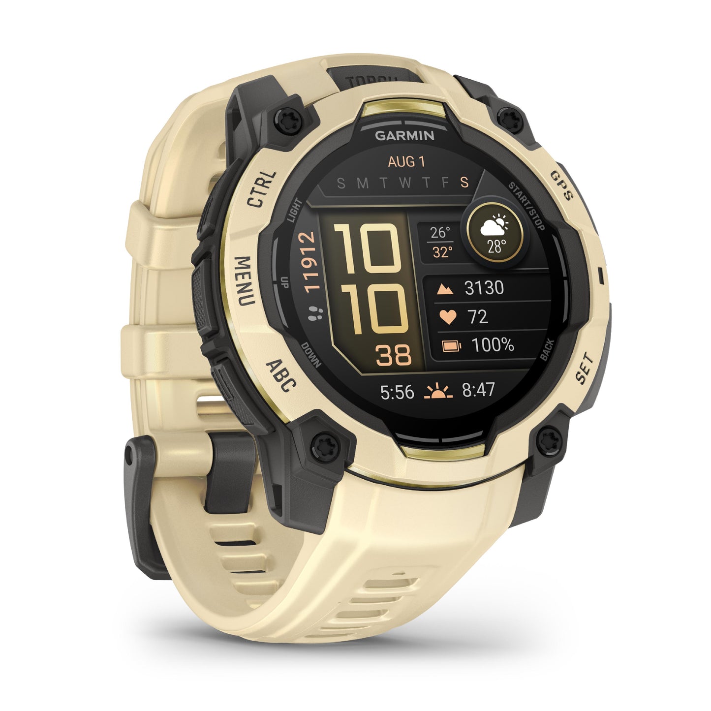 Garmin Instinct 3 45mm AMOLED Citrine With Citrine Band