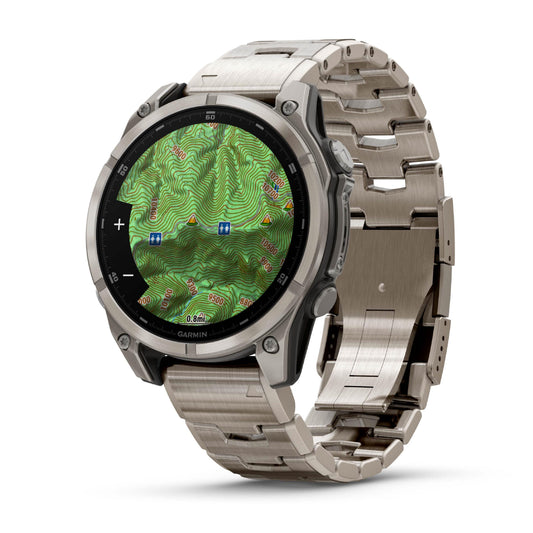 Garmin Fenix 8 47mm AMOLED Sapphire Titanium Vented Titanium Bracelet